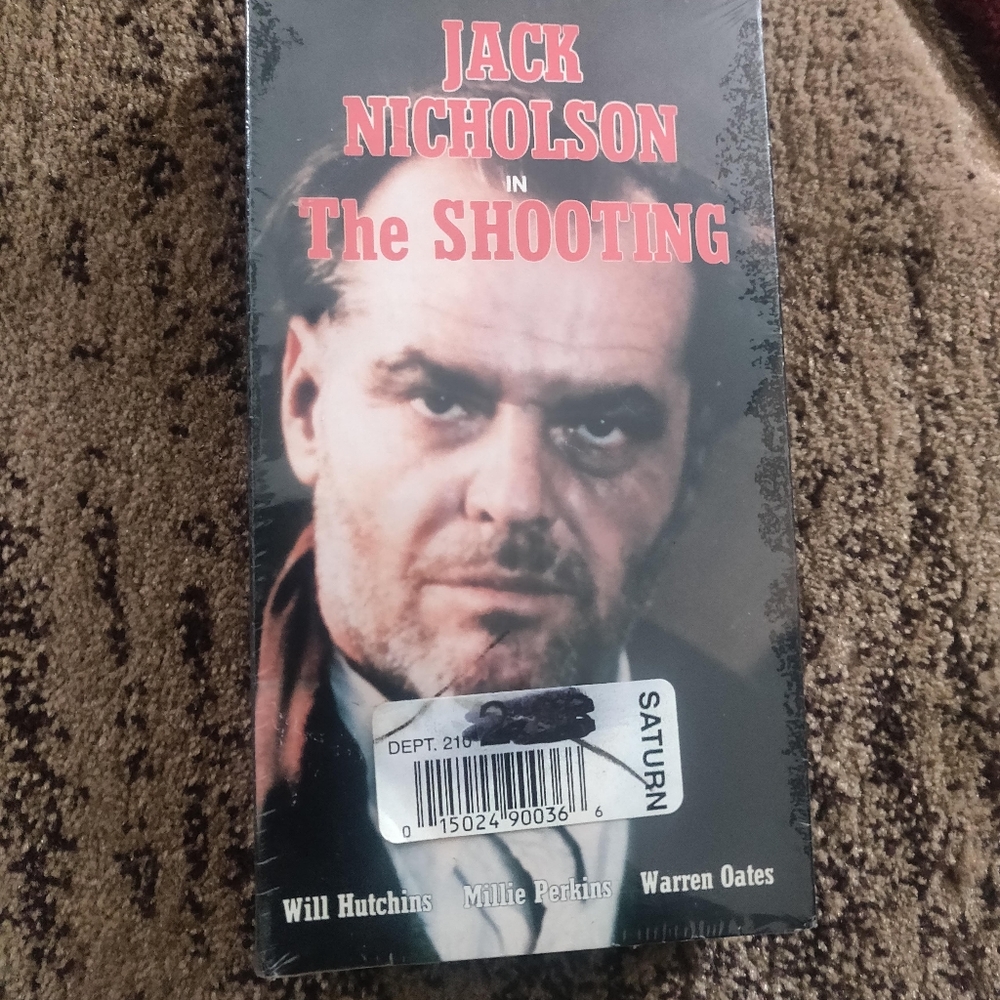 The Shooting Jack Nicholson VHS Sealed. Brand New. Rare Movie